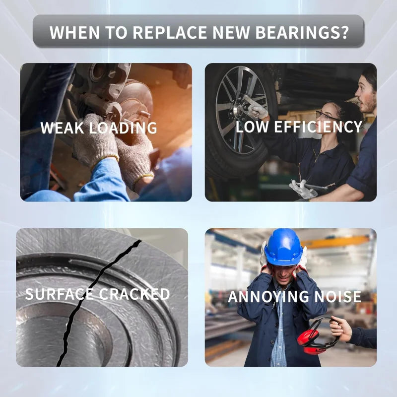 Rillenkugellager 6203ZZ 17 x 40 x 12 mm geschmierte Lager Silber