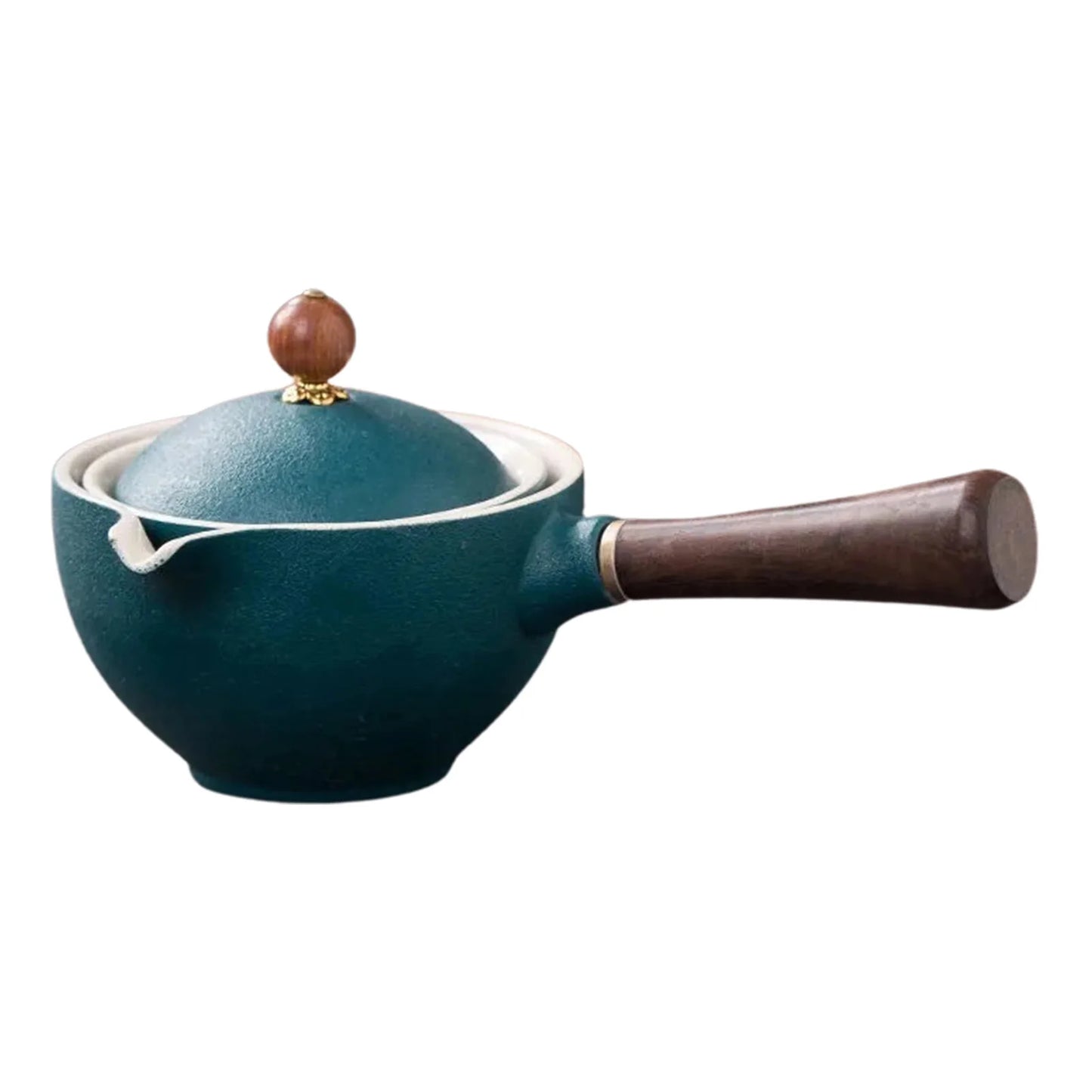 Keramik Teekanne mit 360 Grad Drehung und 160ml Fassungsvermögen