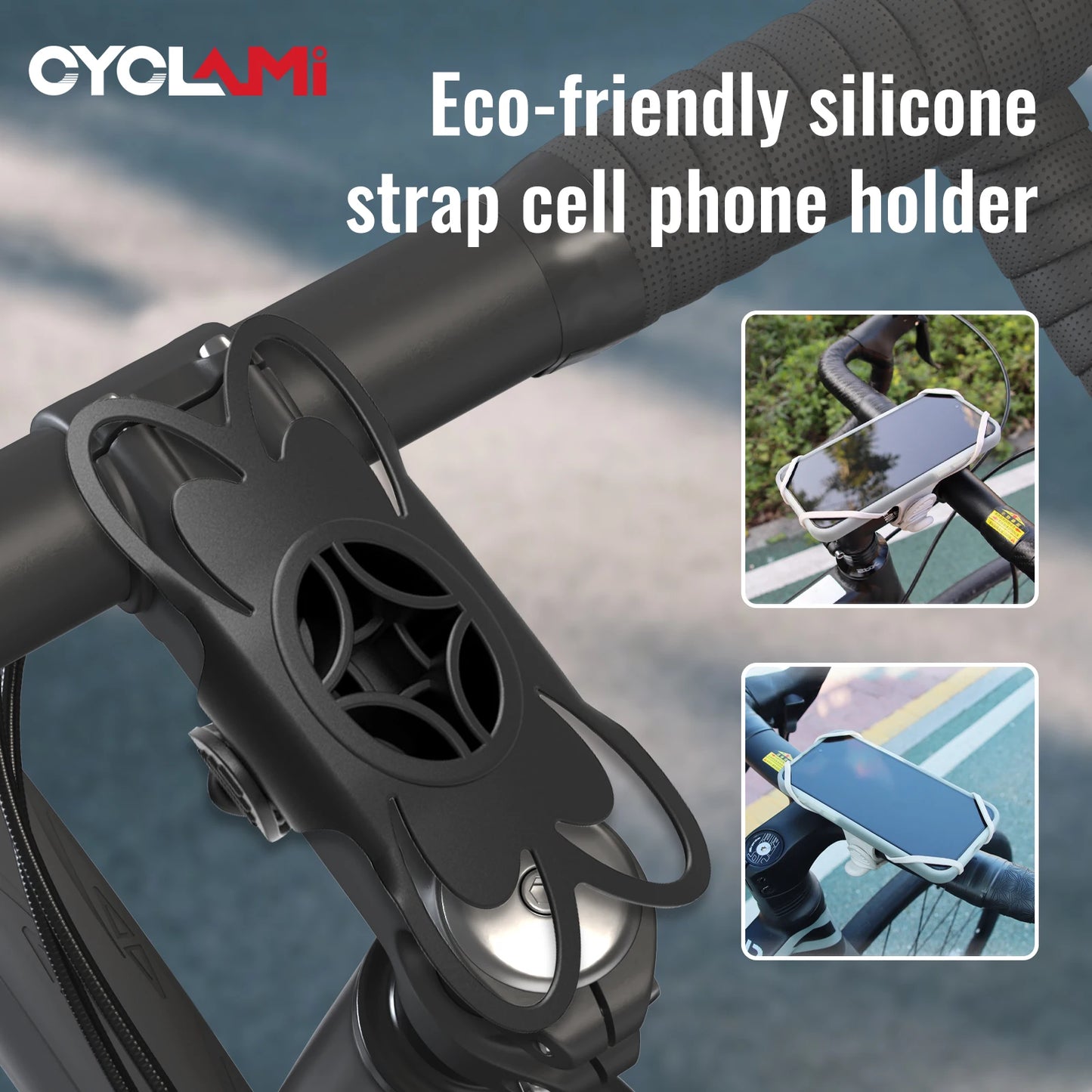Universal Silikon Fahrrad Handyhalter Lenkerclip Für Alle Telefone