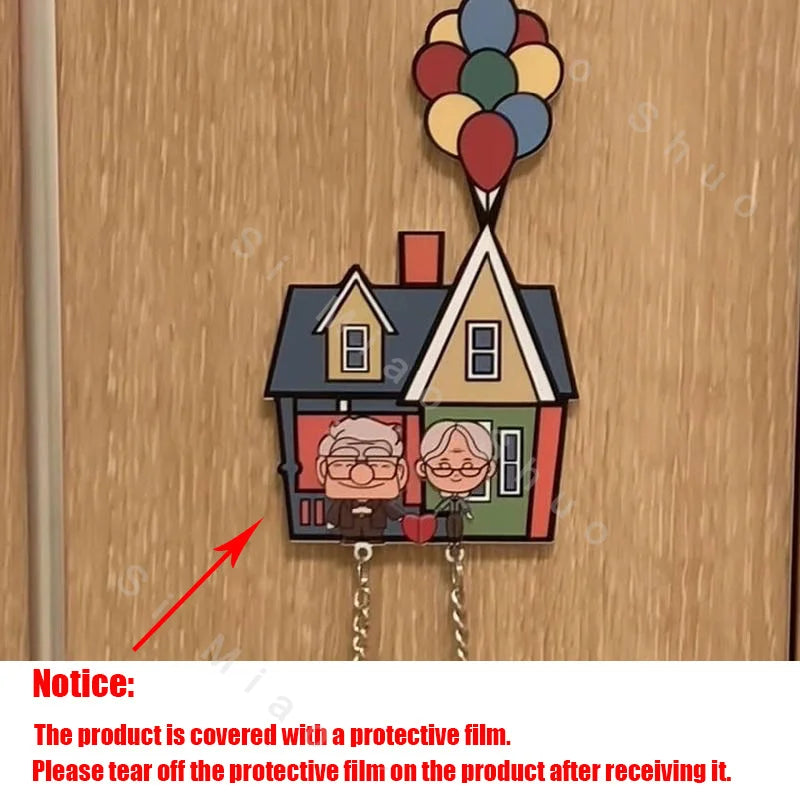 Wandmontierter Schlüsselhalter Haus Paar Schlüsselanhänger Aufhänger Puzzle