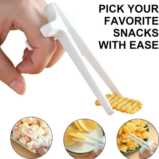 Finger Stäbchen Kunststoff Snack Halter für sauberes Essen 1 bis 4 Stück