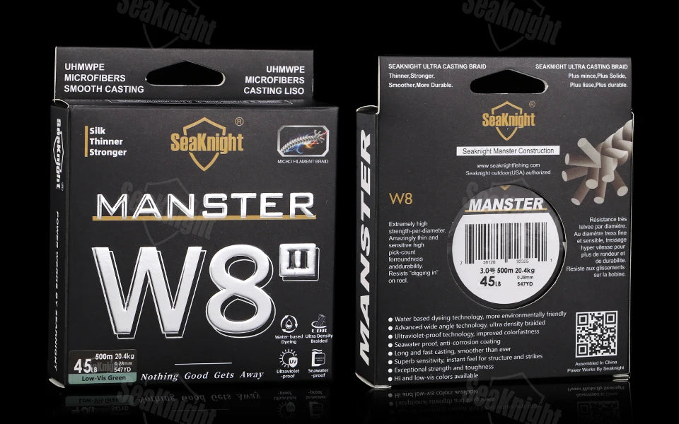 Geflochtene Angelschnur SeaKnight W8 II 300 Meter 8 Stränge Schwimmend-Yabubest - Home & More