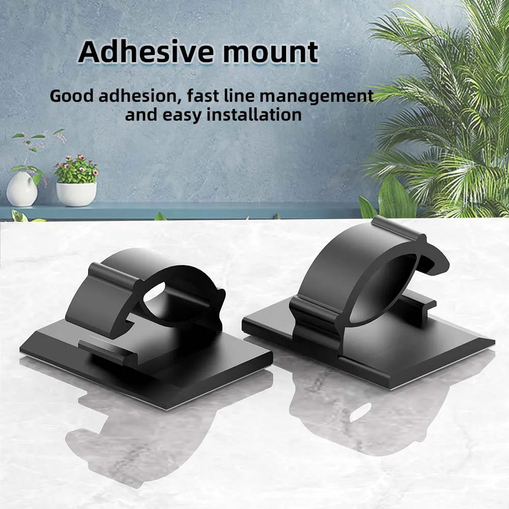 Kabel Organizer Clips 30 Stück Kabelhalter Kabelmanagement Set