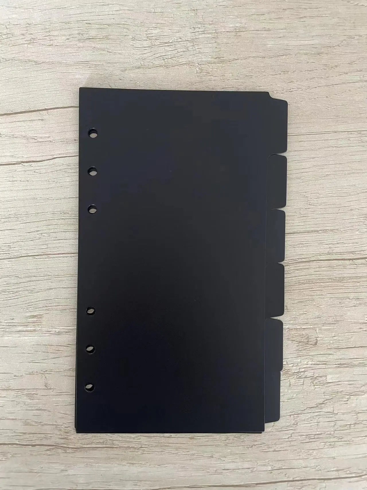 Transparenter Papier Indexteiler mit 6 Löchern für Binder und Planer