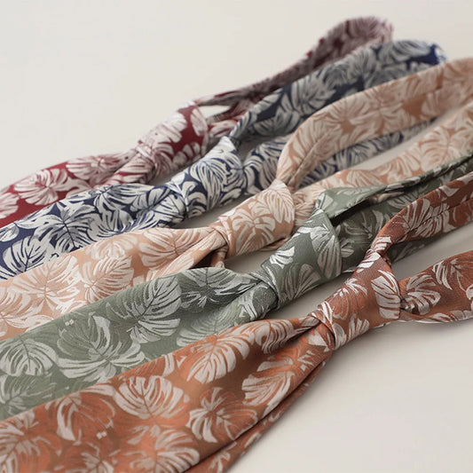 Modische Blumen Krawatte für Damen und Herren