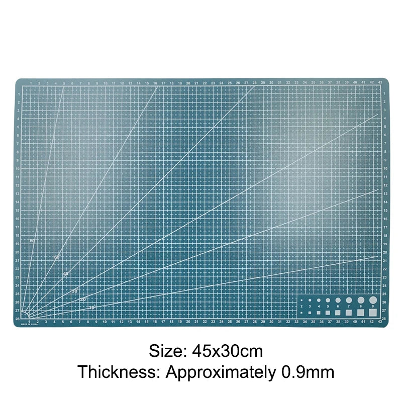 A3 PVC Schneidematte Einseitig geeignet für Patchwork Nähen DIY Leder