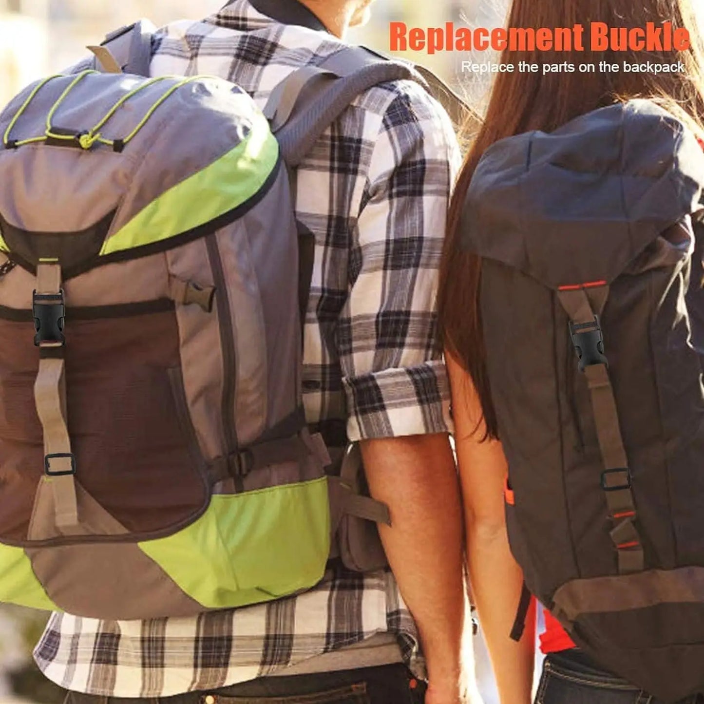 Robuste selbstsichernde Kunststoff Schnallen für Rucksack Taschen