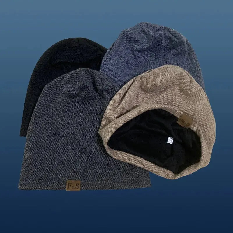 Warme Strickmütze im modischen Hip Hop Stil für Damen und Herren