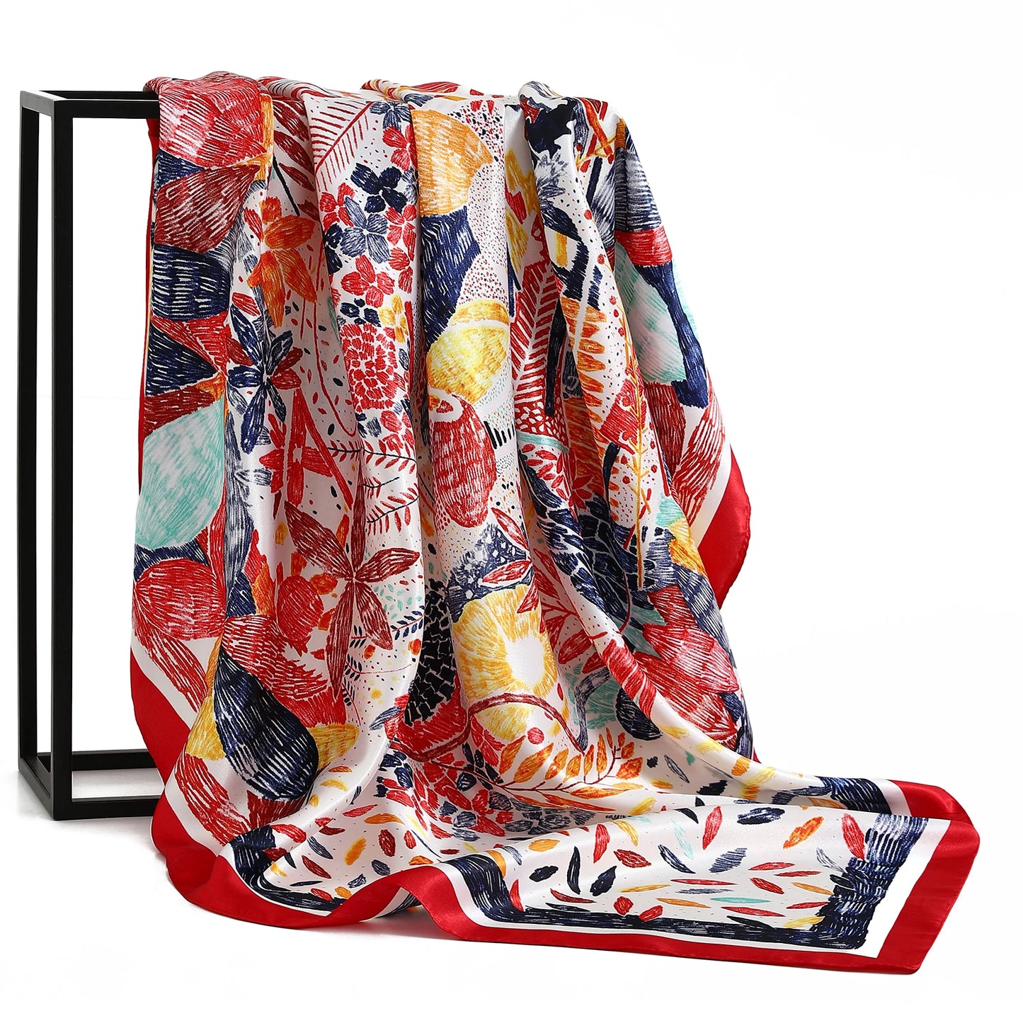 Stilvolles Polyester Halstuch für Damen - Vielseitiger Retro Look