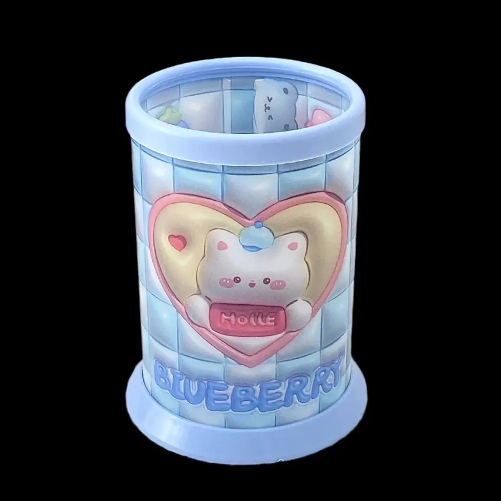 Niedlicher runder Cartoon Stifthalter große Kapazität für Studenten