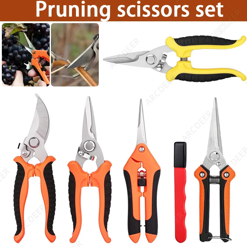 Praezisions Gartenschere fuer Blumen Kraeuter und kleine Zweige