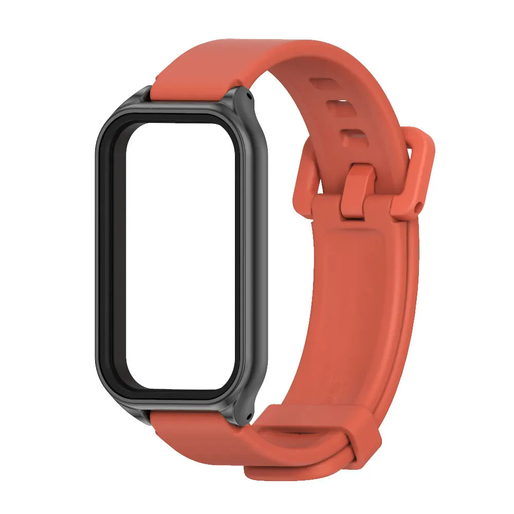 Silikon Armband Ersatz für Smart Band 8 9 mit Einstellbarer Länge