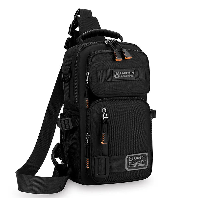 Leichte Multifunktions Brusttasche für Herren Outdoor Sport