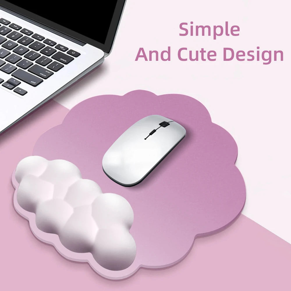 Ergonomisches Büro-Set mit Handgelenkauflage und rutschfester Schreibtischmatte