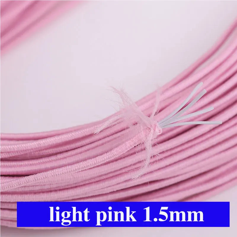 Buntes 1,5mm Gummiband für DIY Nähen Schmuck Bastelprojekte