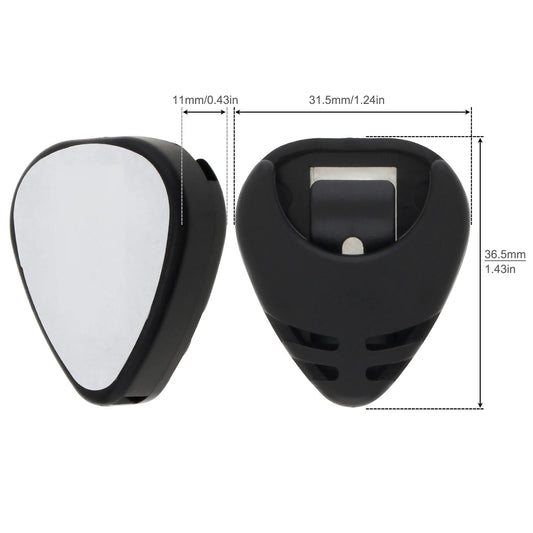 5er Set selbstklebende Plektrumhalter für Gitarre Bass Ukulele