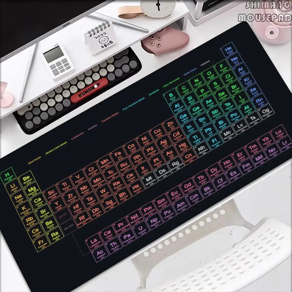 Periodensystem Elemente Mauspad XXL Gaming Zubehör-Yabubest - Home & More
