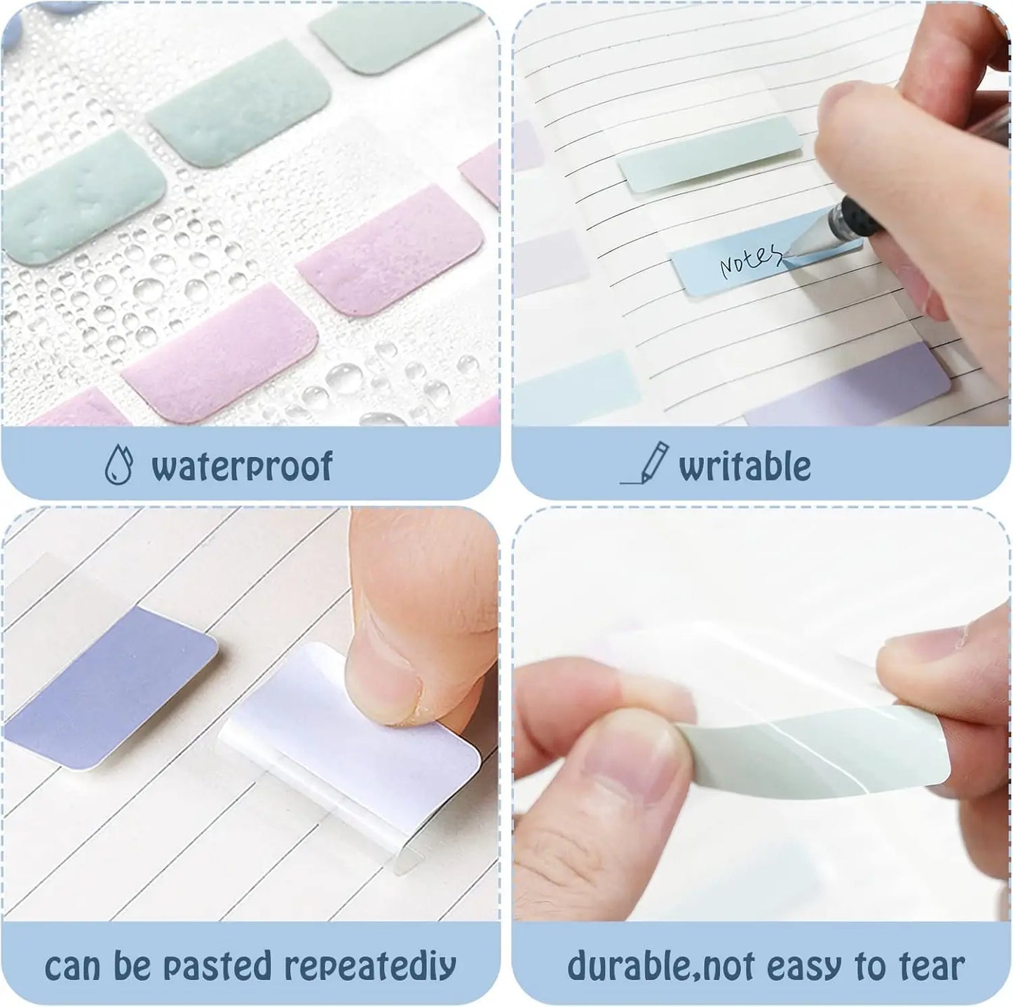 420 beschreibbare Index-Tabs für effiziente Organisation von Dokumenten