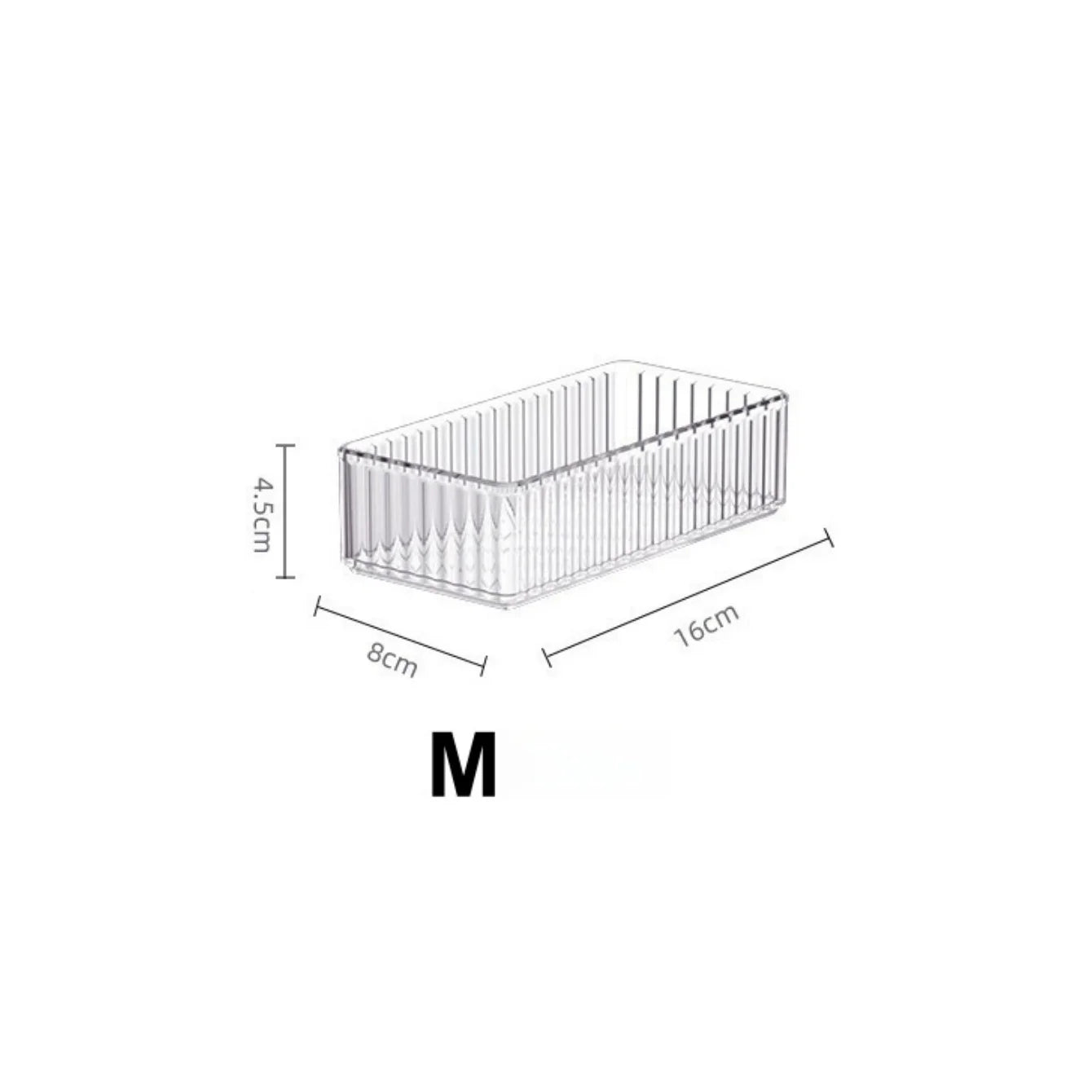 Transparente stapelbare Organizer für clevere Ordnung