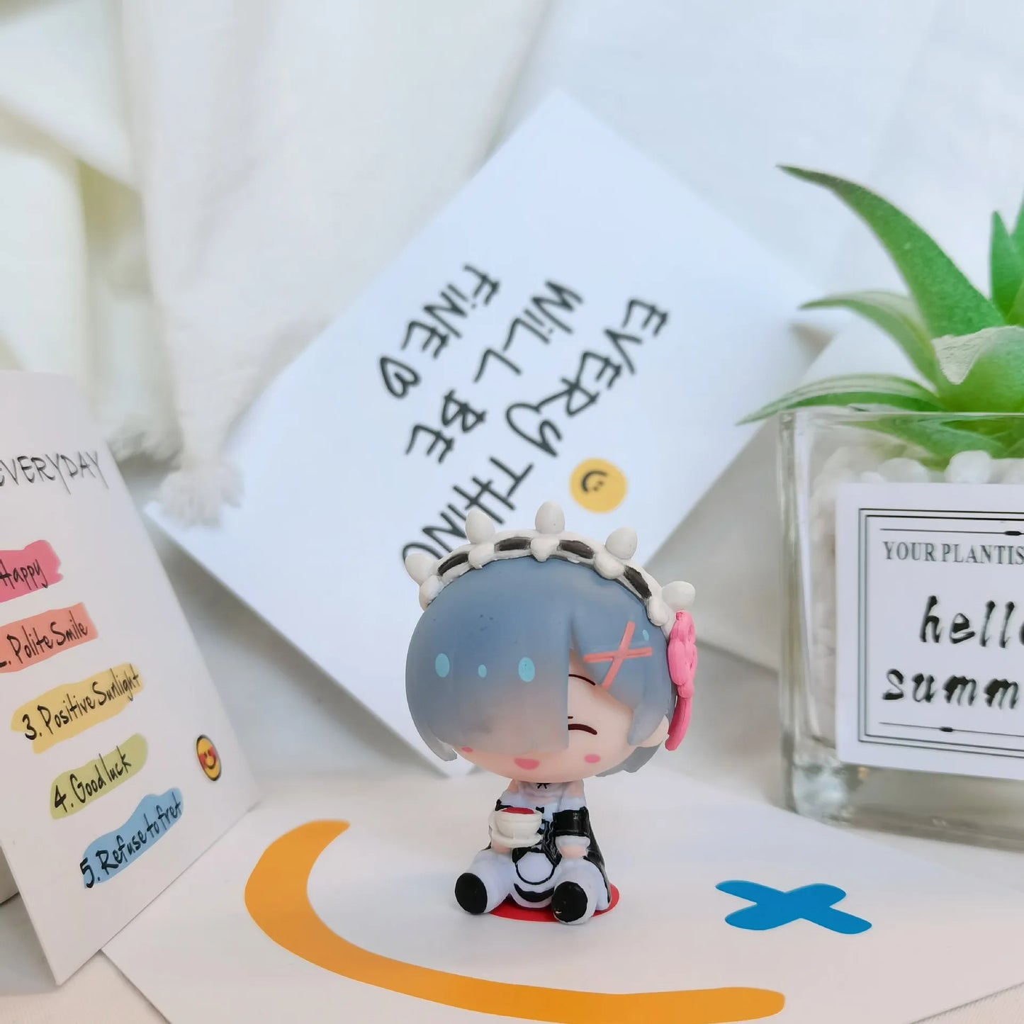 Niedliche Anime Figur Q-Version Dekoration für Büro und Zuhause