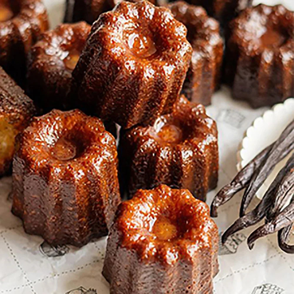 Silikonbackform mit 8 oder 18 Mulden, Antihaft Mini Canele Kaninchen Kuchen
