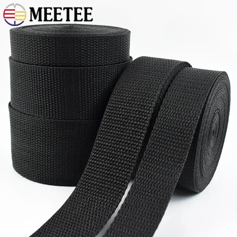 2-10M PUNKTE Nylon Gurtband 20-50mm für Rucksack, Gürtel, DIY Nähen