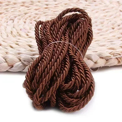 3mm Polyester Seil 3-Strang gedreht – DIY, Heimtextilien, Taschen, Deko Schnur