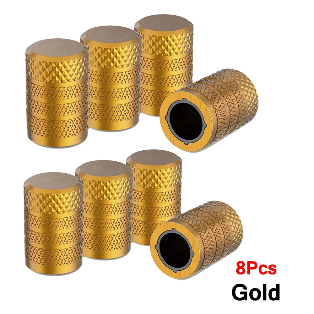 Korrosionsbeständige Aluminium Ventilkappen für Auto, Motorrad, SUV, Fahrrad