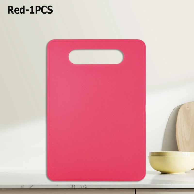 Flexibles Küchenschneidebrett aus Kunststoff rutschfest für Fleisch Gemüse