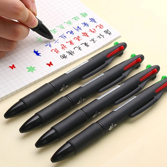 4in1 Kugelschreiber mit 0,7mm Spitze für Schule und Büro