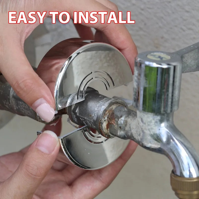 Abnehmbare Dekorative Abdeckung für Wasserhahn, Rohr - Eckventil – Bad Küche