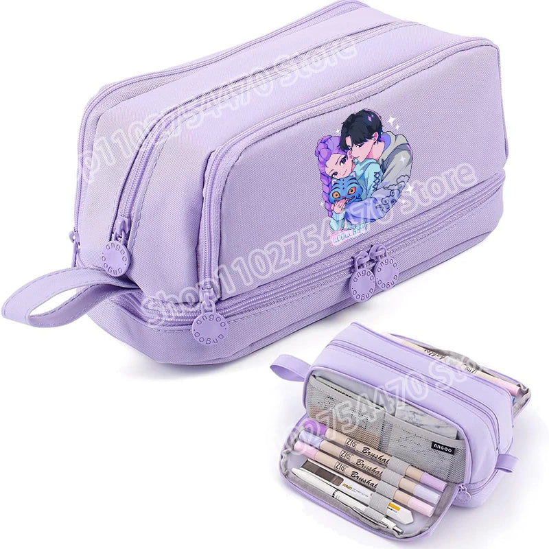 Praktisches Federmäppchen mit kindgerechtem Filmmotiv aus Oxford Stoff