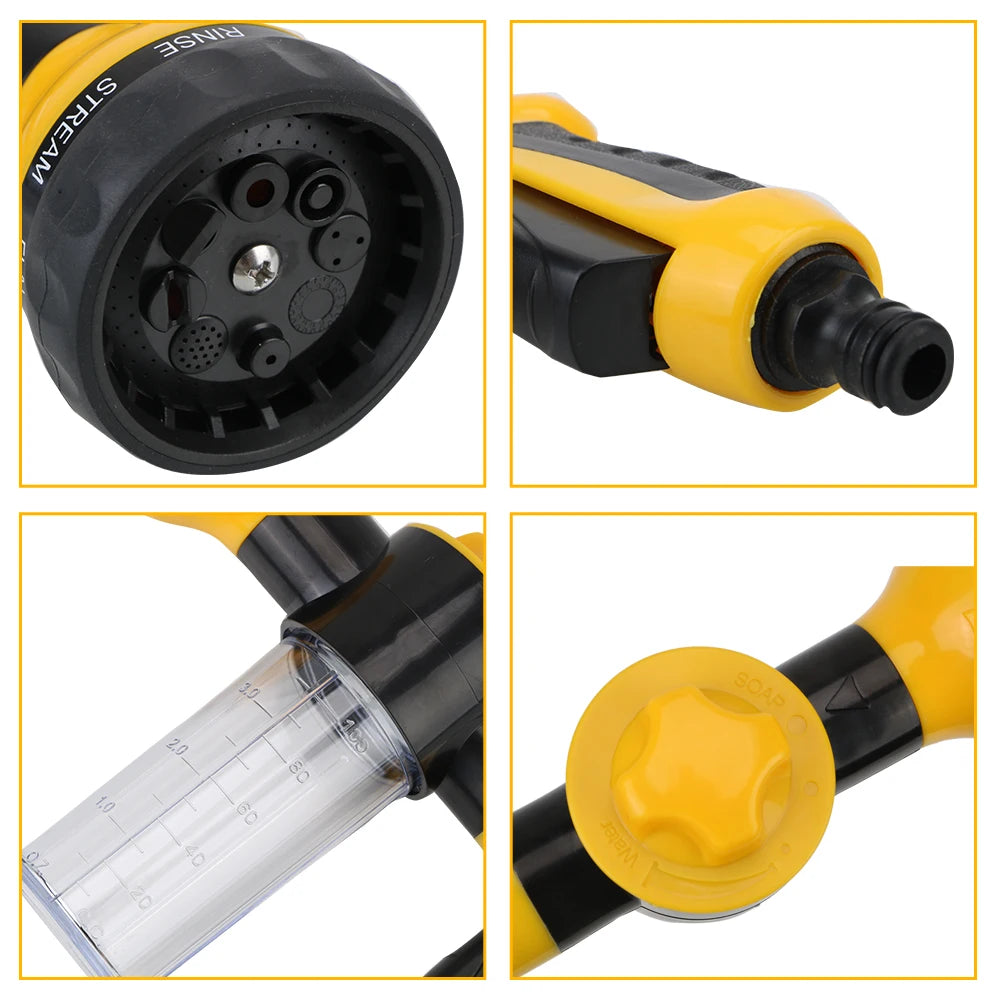 Auto Waschpistole Sprayer Hochdruck Düse mit 3 einstellbaren Sprühstufen