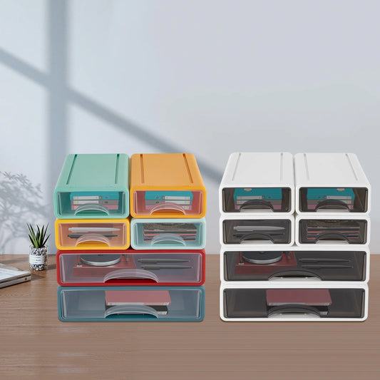 Sechsteckiger Schubladenorganizer - Stapelbare Organizer für Schreibtisch