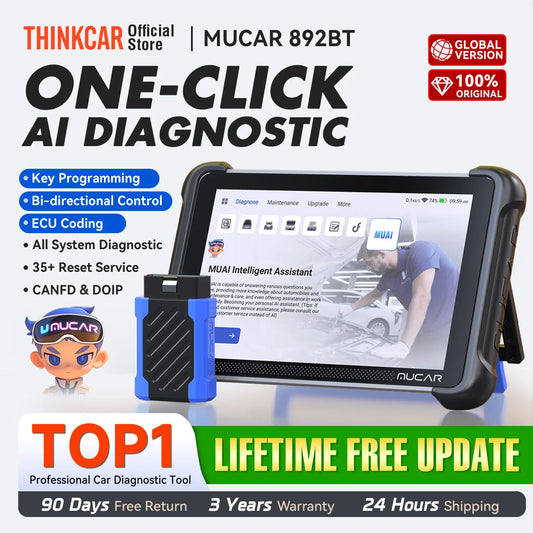 MUCAR 892BT OBD2 Diagnosegerät für Autos mit Schlüsselprogrammierung