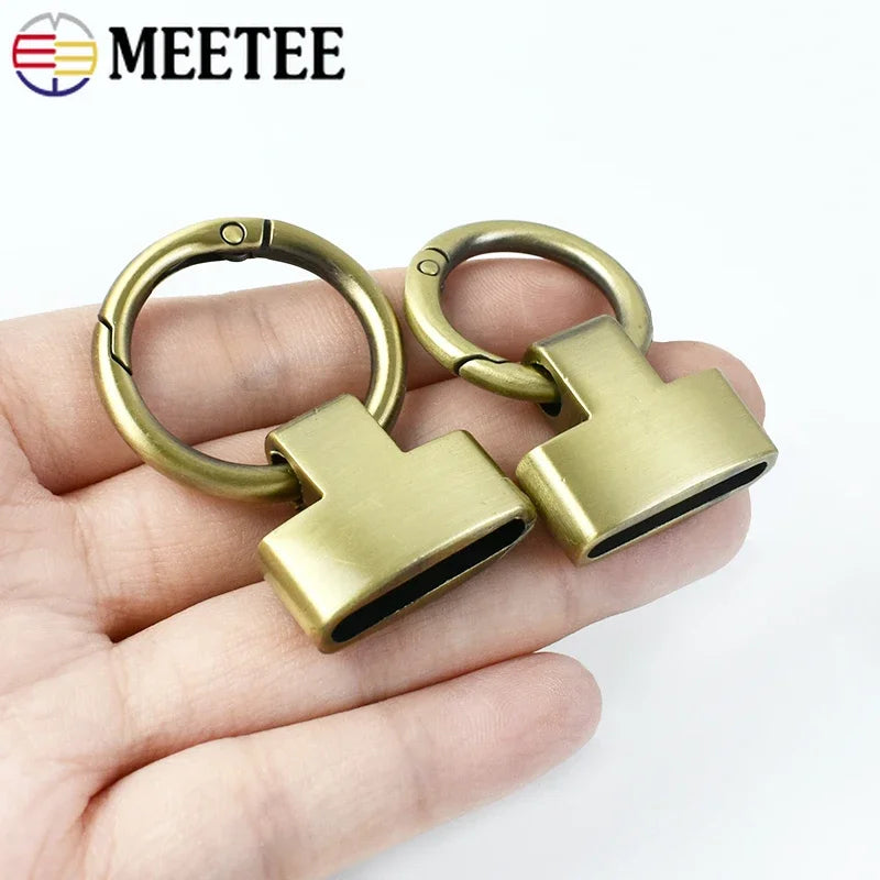 Metallschnallen O-Ring 20 25mm 2 5 10 Stück für Riemen Schlüsselanhänger