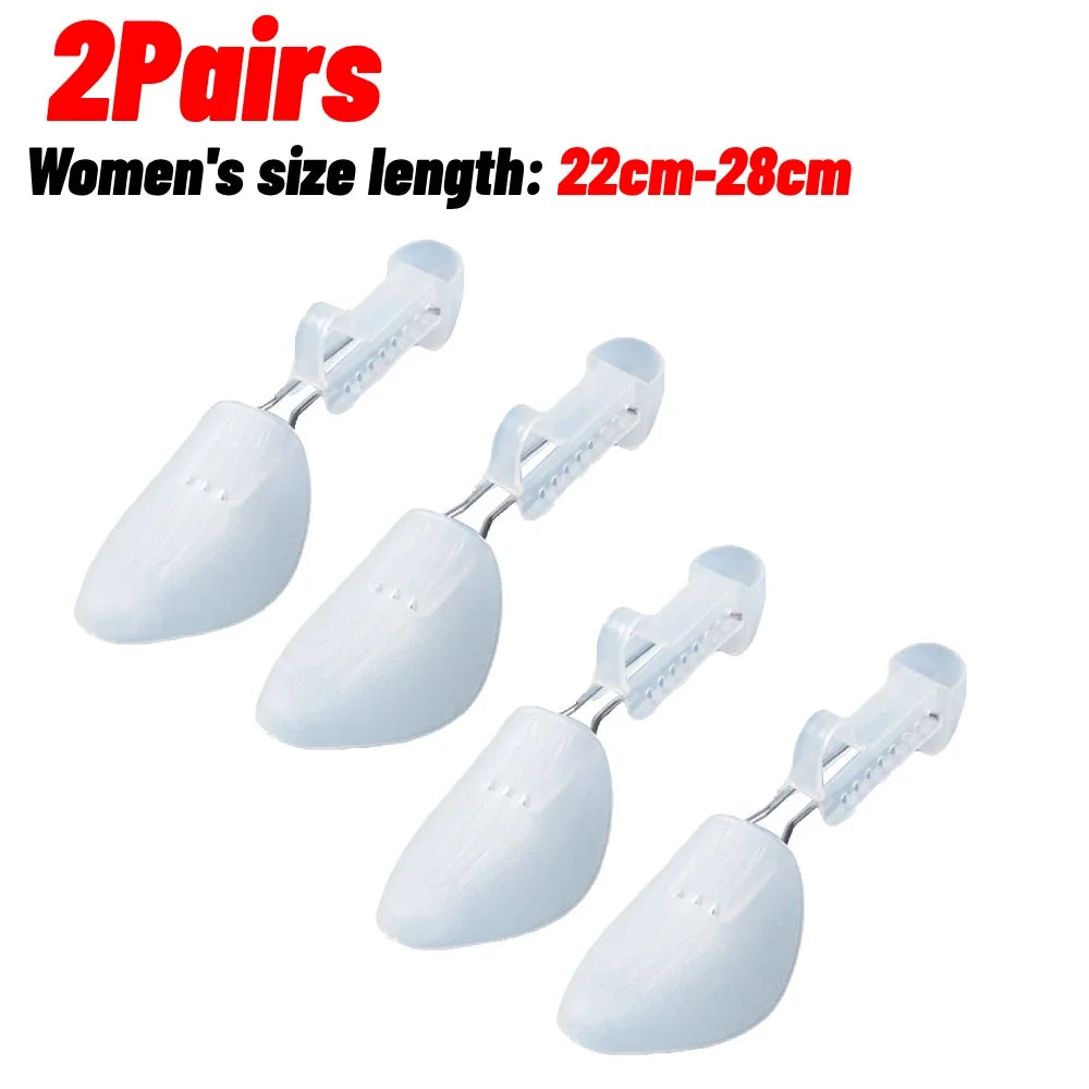 Verstellbare Kunststoff Schuhspanner 1/2 Paar für Damen und Herren Schuhe