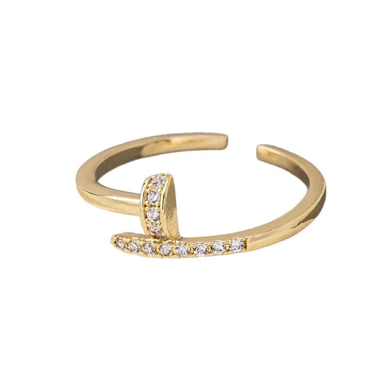 Verstellbarer offener Ring für Frauen | Trendiger Persönlichkeits-Schmuck