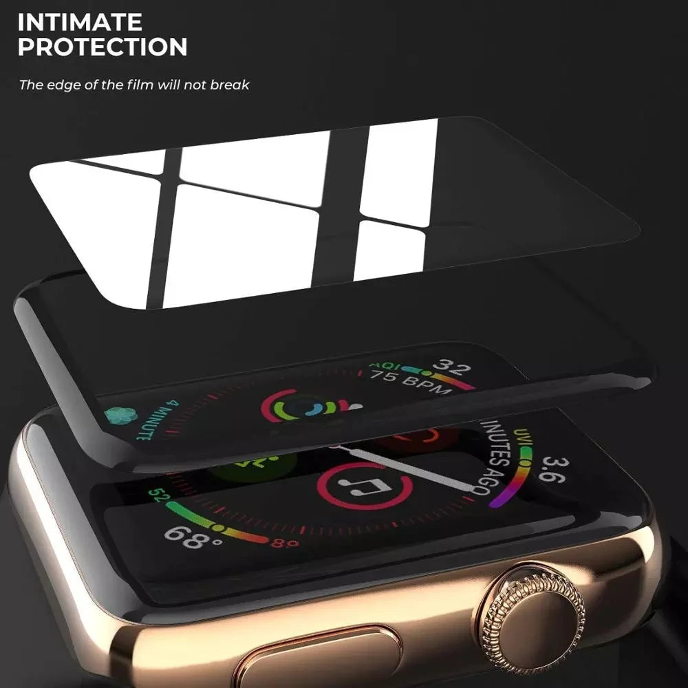Displayschutzfolie kompatibel für Smartwatches 38-49 mm Keramikfolie flexibler Schutz