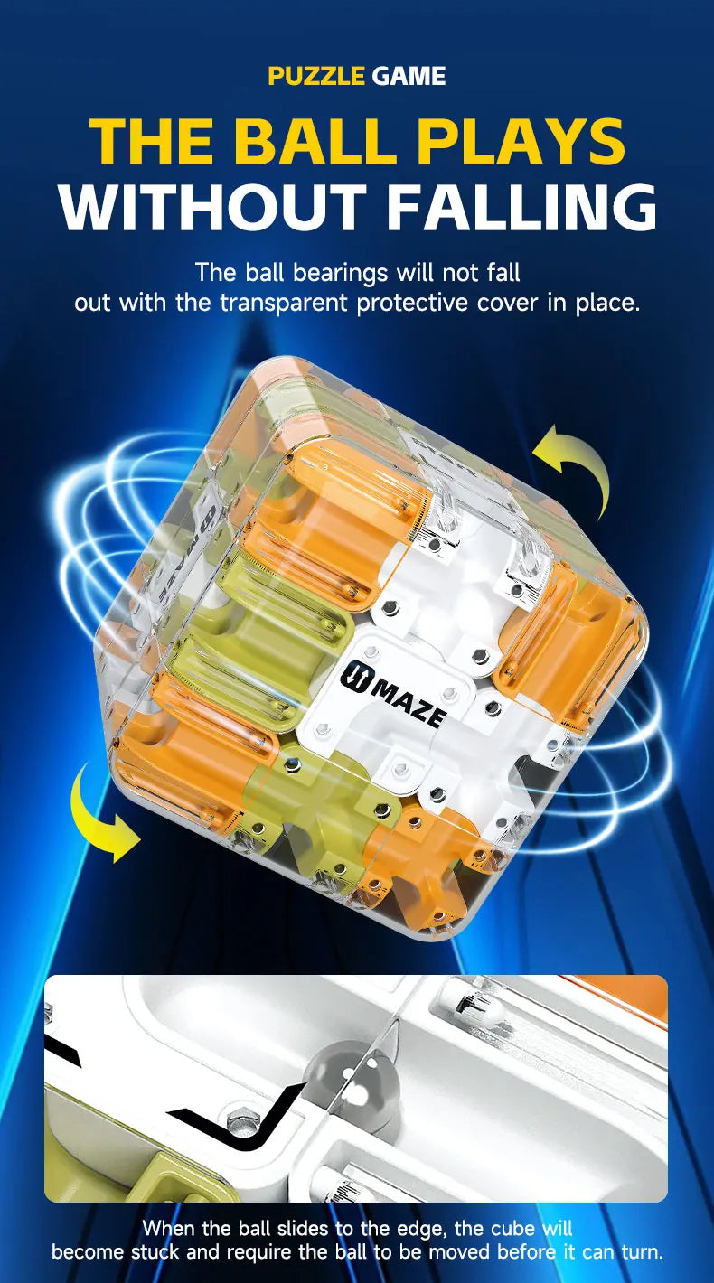 3D Labyrinth Puzzle Würfel für kreatives logisches Denken
