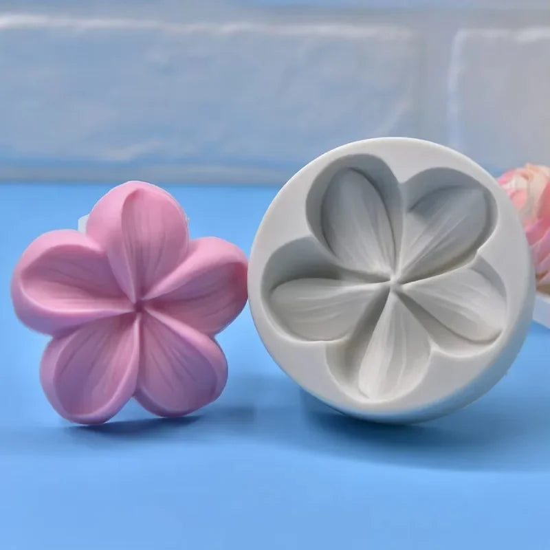 Silikon Blumenform mit 5 Blütenblättern – Wiederverwendbar - Umweltfreundlich