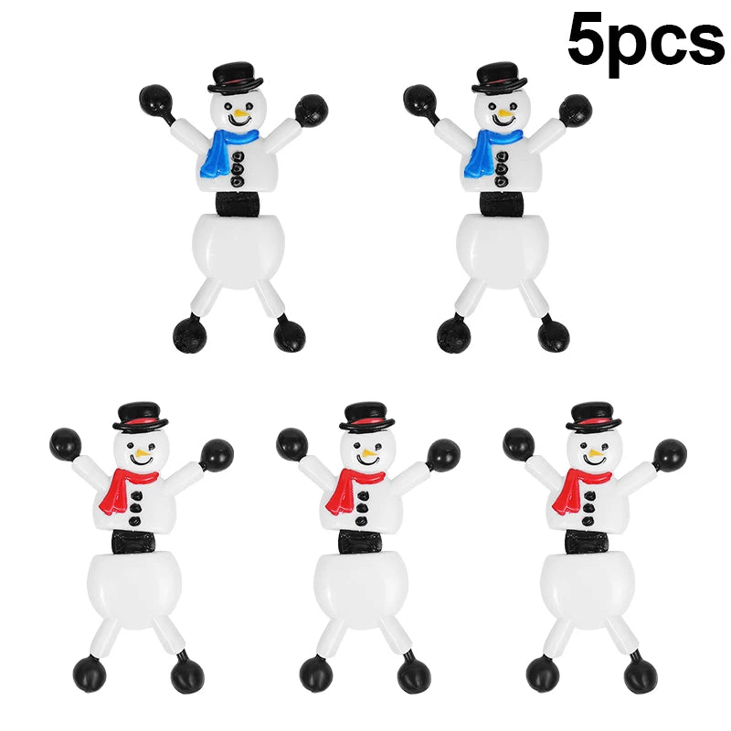 Süße Schneemann Spielfiguren als Weihnachtsgeschenk und Partyfüller