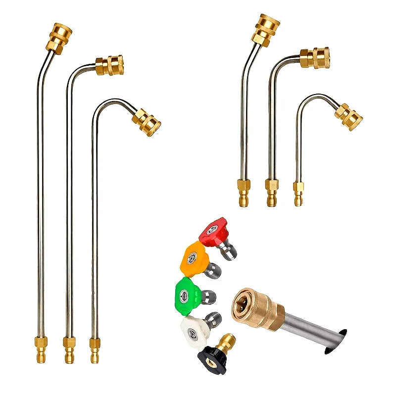 Hochdruck Wasserpistolen Winkelstück Edelstahl U-Biegestange 1 4 Zoll