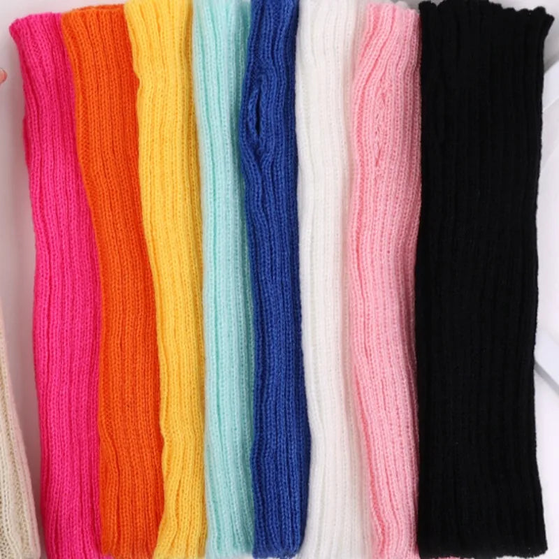 Wärmende fingerlose Strickhandschuhe für Herbst und Winter