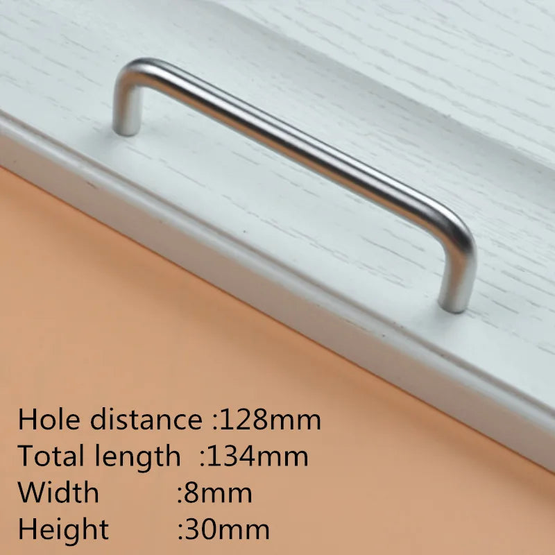 Edelstahl U-Typ Türgriff 8mm – Robust - Zeitlos für Möbel