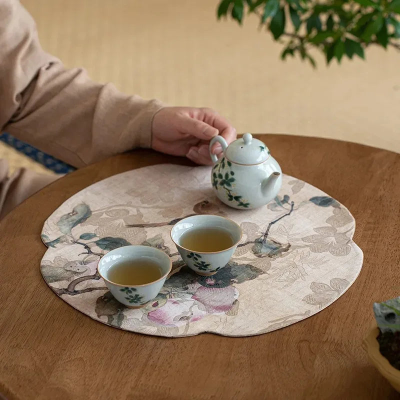 Dekorative Stoff Tischunterlage modernes Design für Tee und Heimdeko