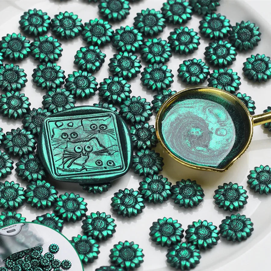 100 Schillernde Siegelwachs Perlen für stilvolle DIY Projekte