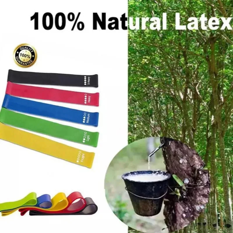 TPE Yoga Widerstandsbänder Set für Fitness Pilates Krafttraining Zuhause