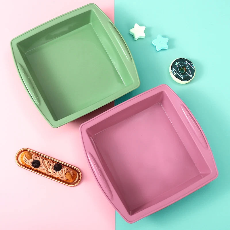 Flexible Silikon Backform für Kuchen und Muffin Dekorationen