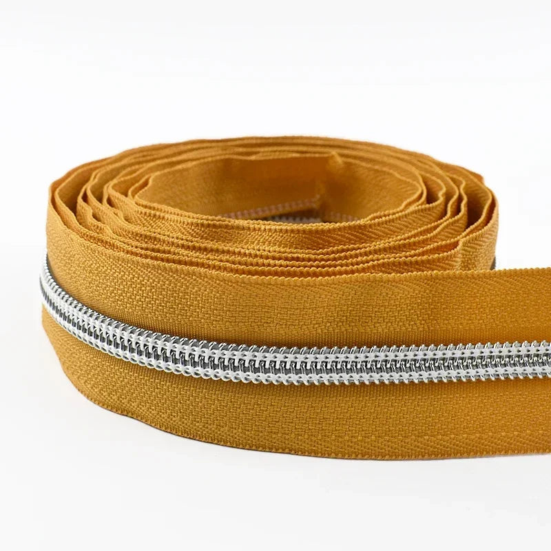 Nylon Reißverschluss Band Nr 5 Meterware für Taschen Kleidung DIY